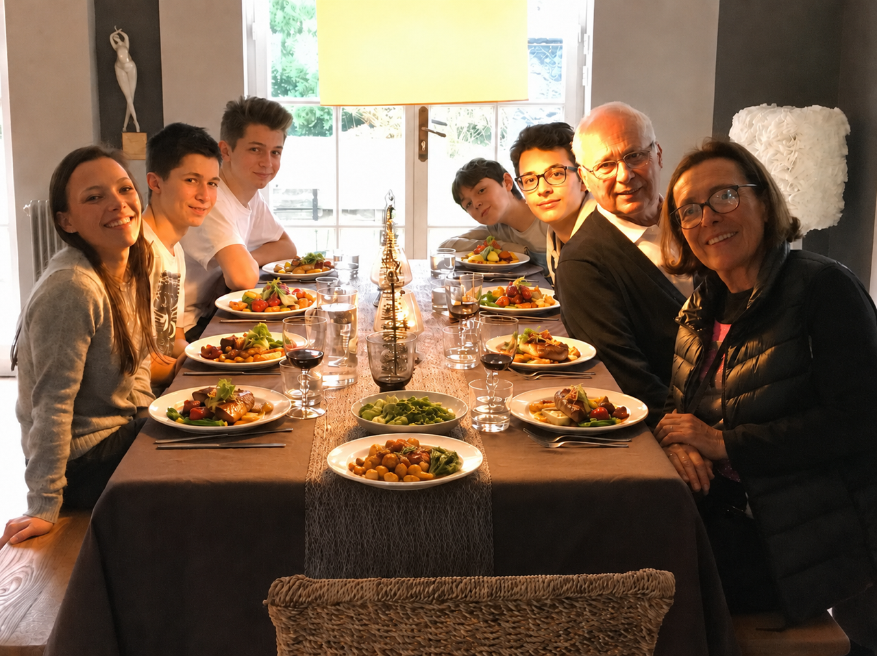 Une cuisine familiale