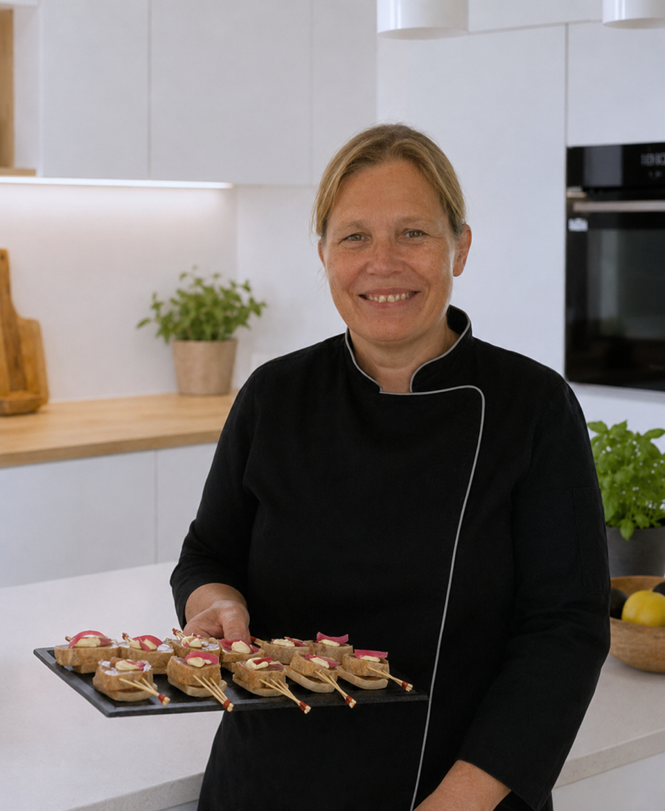 Stéphanie Planche, cheffe à domicile