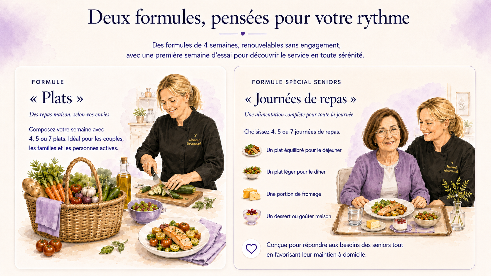 Formules et tarifs